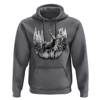 Deer Hunting Hoodie Deer Forest Nature Lover Stag Hunter