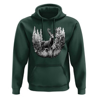 Deer Hunting Hoodie Deer Forest Nature Lover Stag Hunter