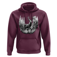 Deer Hunting Hoodie Deer Forest Nature Lover Stag Hunter