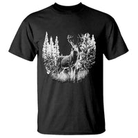 Deer Hunting T Shirt Deer Forest Nature Lover Stag Hunter