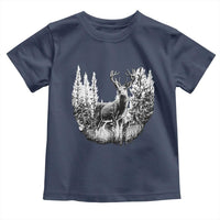 Deer Hunting Toddler T Shirt Deer Forest Nature Lover Stag Hunter