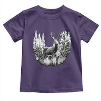 Deer Hunting Toddler T Shirt Deer Forest Nature Lover Stag Hunter