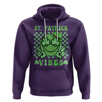 Funny St. Patricks Day Hoodie St Patrick Vibes Retro Groovy - Wonder Print Shop