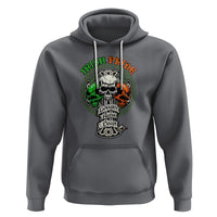 Irish Pride Skull Hoodie Celtic Cross Ireland Flag St. Patricks Day - Wonder Print Shop