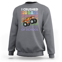 I Crushed 120 Days Of School Funny 120 Days Survivor Truck Kids Sweatshirt - Wonder Print Shop