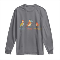 Flicker Dodo Titmouse Subtle FDT Long Sleeve Shirt Funny Bird Lover Nature