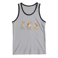 Flicker Dodo Titmouse Subtle FDT Tank Top Funny Bird Lover Nature