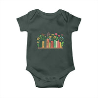 Subtle FDT 8647 Baby Onesie Foxtrots Deltas Tangos Book Lovers Flower