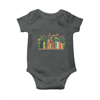 Subtle FDT 8647 Baby Onesie Foxtrots Deltas Tangos Book Lovers Flower