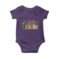 Subtle FDT 8647 Baby Onesie Foxtrots Deltas Tangos Book Lovers Flower