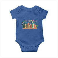 Subtle FDT 8647 Baby Onesie Foxtrots Deltas Tangos Book Lovers Flower