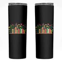 Subtle FDT 8647 Skinny Tumbler Foxtrots Deltas Tangos Book Lovers Flower