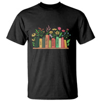 Subtle FDT 8647 T Shirt Foxtrots Deltas Tangos Book Lovers Flower