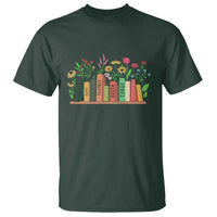 Subtle FDT 8647 T Shirt Foxtrots Deltas Tangos Book Lovers Flower