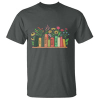 Subtle FDT 8647 T Shirt Foxtrots Deltas Tangos Book Lovers Flower