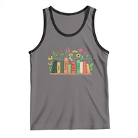 Subtle FDT 8647 Tank Top Foxtrots Deltas Tangos Book Lovers Flower