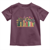 Subtle FDT 8647 Toddler T Shirt Foxtrots Deltas Tangos Book Lovers Flower