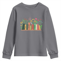 Subtle FDT 8647 Youth Sweatshirt Foxtrots Deltas Tangos Book Lovers Flower