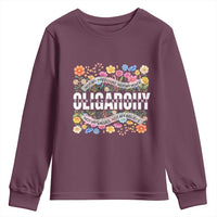 Not My President Subtle Floral Youth Sweatshirt Not My Voice Values Beliefs