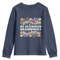 Not My President Subtle Floral Youth Sweatshirt Not My Voice Values Beliefs