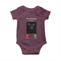 Tim Cheese Is Calling Baby Onesie Funny Decline Or Accept Meme