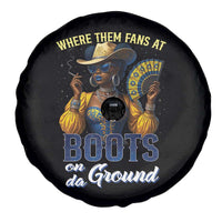 Melanin Cowgirls Linedance Spare Tire Cover Where Them Fans At Boots On Da Ground