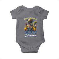 Melanin Cowgirls Linedance Baby Onesie Where Them Fans At Boots On Da Ground