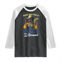 Melanin Cowgirls Linedance Raglan Shirt Where Them Fans At Boots On Da Ground