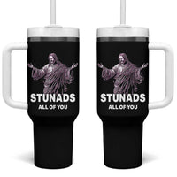 Funny Jesus Tumbler With Handle Stunads All Of You