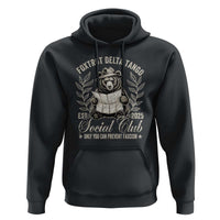 Foxtrot Delta Tango FDT Social Club Hoodie Only You Can Prevent Fascism Retro Bear