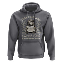 Foxtrot Delta Tango FDT Social Club Hoodie Only You Can Prevent Fascism Retro Bear