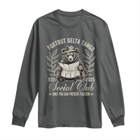 Foxtrot Delta Tango FDT Social Club Long Sleeve Shirt Only You Can Prevent Fascism Retro Bear