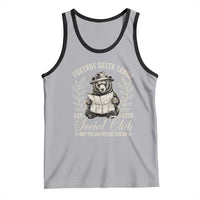 Foxtrot Delta Tango FDT Social Club Tank Top Only You Can Prevent Fascism Retro Bear