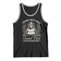 Foxtrot Delta Tango FDT Social Club Tank Top Only You Can Prevent Fascism Retro Bear