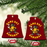 Cute Bananas Graphic Ceramic Ornament Game Day Cool Catcher Baseball Lover - Wonder Print Shop