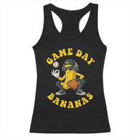 Cute Bananas Graphic Racerback Tank Top Game Day Cool Catcher Baseball Lover