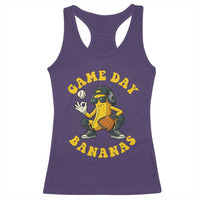 Cute Bananas Graphic Racerback Tank Top Game Day Cool Catcher Baseball Lover