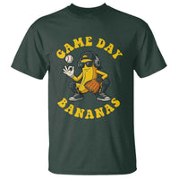 Cute Bananas Graphic T Shirt Game Day Cool Catcher Baseball Lover