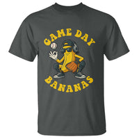 Cute Bananas Graphic T Shirt Game Day Cool Catcher Baseball Lover