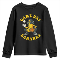 Cute Bananas Graphic Youth Sweatshirt Game Day Cool Catcher Baseball Lover