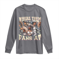Melanin Cowgirls Long Sleeve Shirt Where Them Fans At Country Life Women Girls
