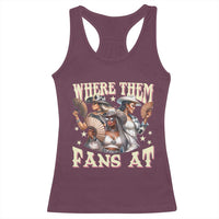 Melanin Cowgirls Racerback Tank Top Where Them Fans At Country Life Women Girls