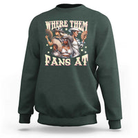 Melanin Cowgirls Sweatshirt Where Them Fans At Country Life Women Girls
