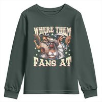 Melanin Cowgirls Youth Sweatshirt Where Them Fans At Country Life Women Girls