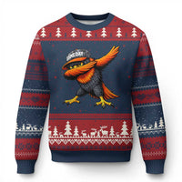 Fierce Oriole Spirit Graphic Ugly Christmas Sweater Cool Game Day Sports Fan