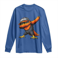 Fierce Oriole Spirit Graphic Long Sleeve Shirt Cool Game Day Sports Fan