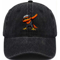Fierce Oriole Spirit Graphic Washed Cotton Baseball Cap Cool Game Day Sports Fan