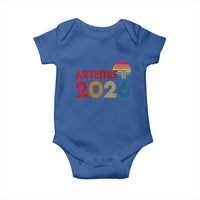 2026 Lunar Mission Retro Sunset Baby Onesie Vintage Space Exploration Astronomy Enthusiasts Sci-Fi Lovers