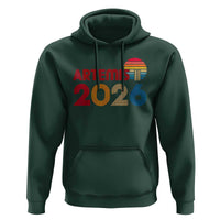 2026 Lunar Mission Retro Sunset Hoodie Vintage Space Exploration Astronomy Enthusiasts Sci-Fi Lovers