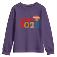 2026 Lunar Mission Retro Sunset Youth Sweatshirt Vintage Space Exploration Astronomy Enthusiasts Sci-Fi Lovers